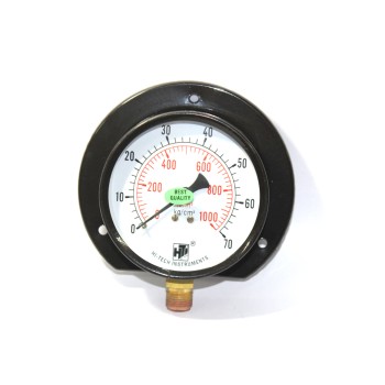 Pressure Gauge Bottom Connection 3/8 BSP (150MM / 6" Dial)